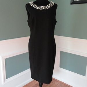 Calvin Klein Black Dress Knee Length